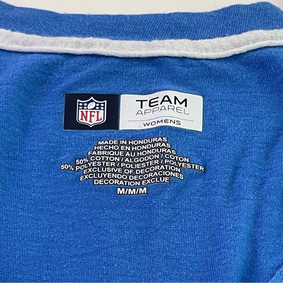 NFL Detroit Lions Team Apparel Women's Blue Shirt - Picture 4 of 9